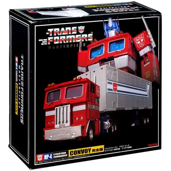 Transformers Japanese Masterpiece Collection Optimus Prime Convoy 1:24 Action Figure MP-04 [With Trailer, Damaged Package]