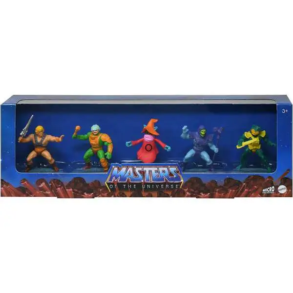 Masters of the Universe Micro Collection He-Man, Man-At-Arms, Orko, Skeletor & Mer-Man Mini Figure 5-Pack