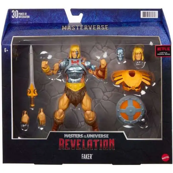 Masters of the Universe Revelation Masterverse Faker Exclusive Deluxe Action Figure [Netflix]