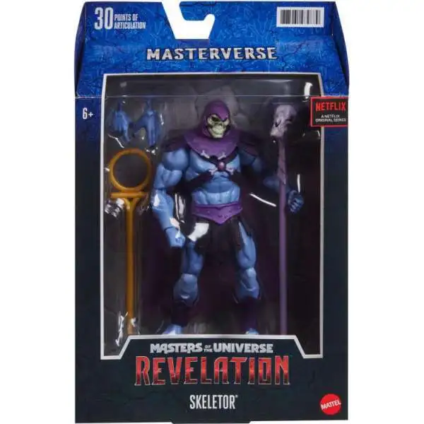 Masters of the Universe Revelation Masterverse Wave 1 Skeletor Action Figure [Netflix, Classic]