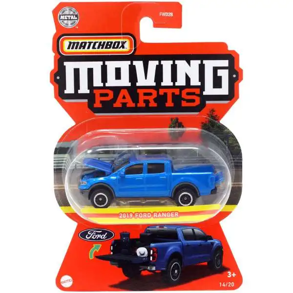 Matchbox Moving Parts 2019 Ford Ranger Diecast Vehicle