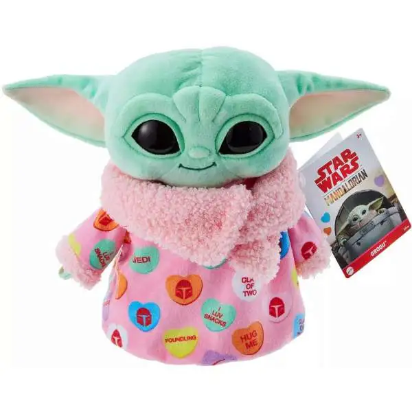 Star Wars The Mandalorian Valentine's Day Grogu Exclusive 8-Inch Plush [Baby Yoda, The Child, 2022 Version]