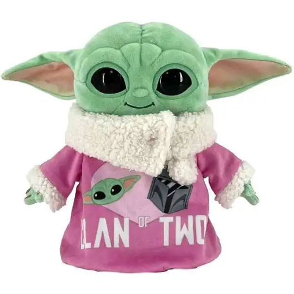 Star Wars The Mandalorian Valentine's Day Grogu Exclusive 8-Inch Plush [Baby Yoda, The Child, Clan of 2 Sweater, 2023 Version]
