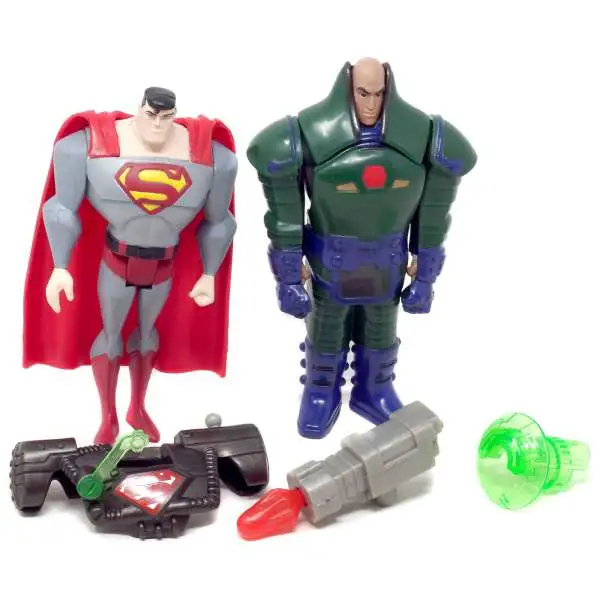 DC Justice League Superman vs Assaut Armor Lex Luthor Action Figure 2-Pack [Loose]