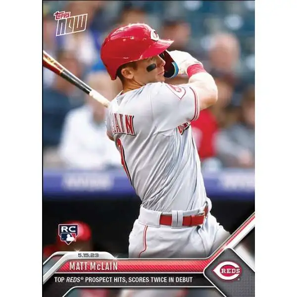 MLB Cincinatti Reds 2023 NOW Baseball Matt McLain Exclusive #297 [Rookie]