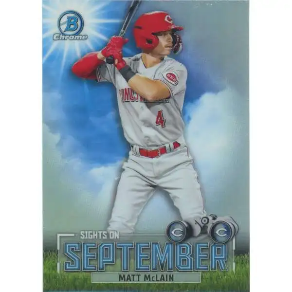 MLB Cincinatti Reds 2023 Bowman Baseball Matt McLain SOS-8 [Rookie, Sights On September]