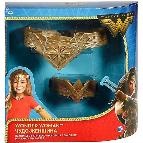 DC Wonder Woman Headdress & Armband Roleplay Toy