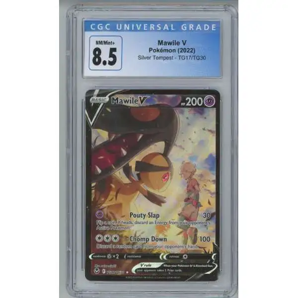 mawile v pokemon card price 178/195- Silver Tempest - Full Art - Ultra Rare holofoil pattern or surface detail) Pokemon Silver Tempest Mawile V