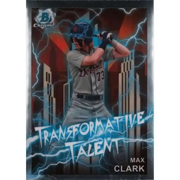 MLB Topps 2023 Bowman Draft Chrome Baseball Transformative Talent Max Clark TT-10