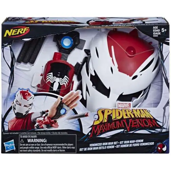 Marvel Spider-Man Maximum Venom Venomized Iron Man Set Roleplay Toy