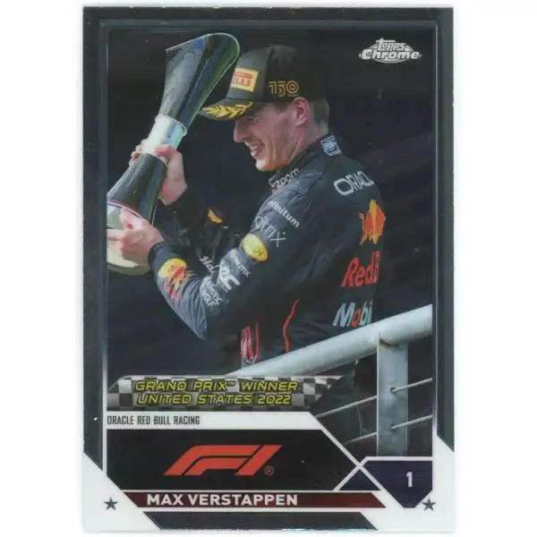 F1 2023 Topps Chrome Formula 1 Max Verstappen #162