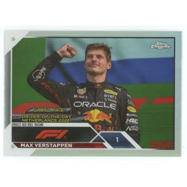 F1 2023 Topps Chrome Formula 1 Refractor Max Verstappen #180