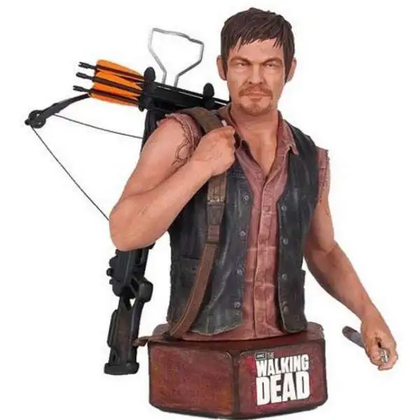 The Walking Dead AMC TV Statues & Busts Daryl Dixon Mini Bust
