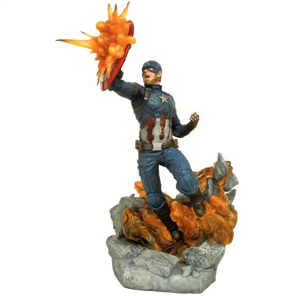 Marvel Civil War Milestones Captain America 12-Inch Statue
