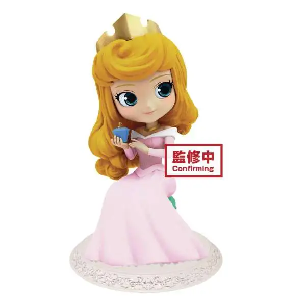 Disney Sleeping Beauty Q Posket Aurora 5.5-Inch Collectible PVC Figure [Light Dress]