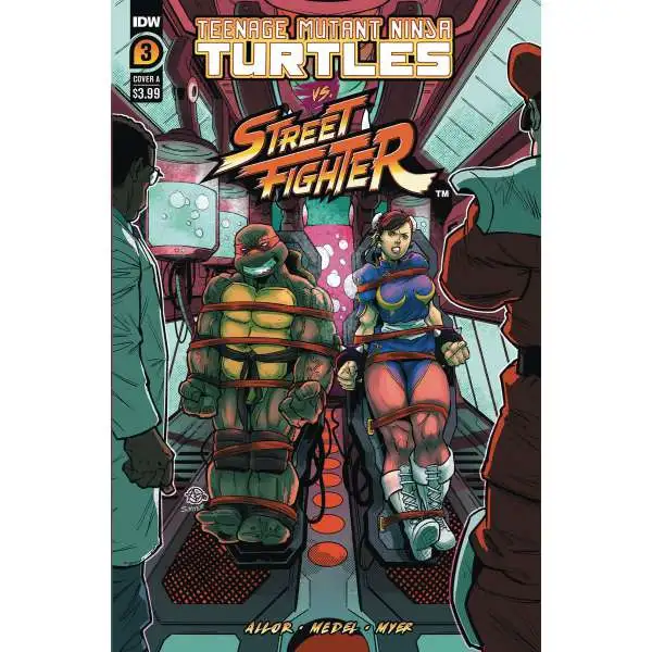 IDW Publishing TMNT vs. Street Fighter #3 of 5 Comic Book [Medel Cover A] (Pre-Order ships August)