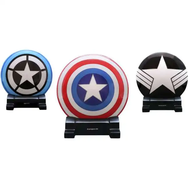 Marvel Avengers Captain America (Comic Version) 4-Inch Porcelain Shield Mystery Pack [1 RANDOM Shield] (Pre-Order ships October)