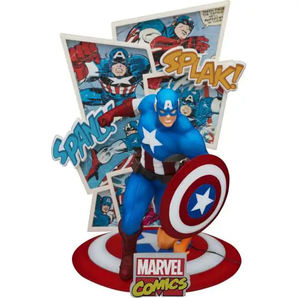 Marvel D-Stage Series Captain America Exclusive 6-Inch Statue DS-086 [60th Anniversary]