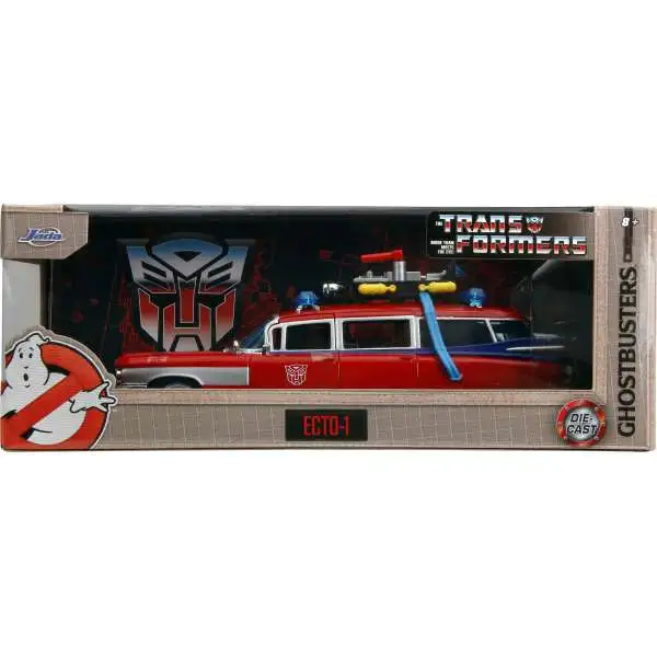 Ghostbusters X Transformers Hollywood Rides Ecto-1 Diecast Car [Transformers Mashup]