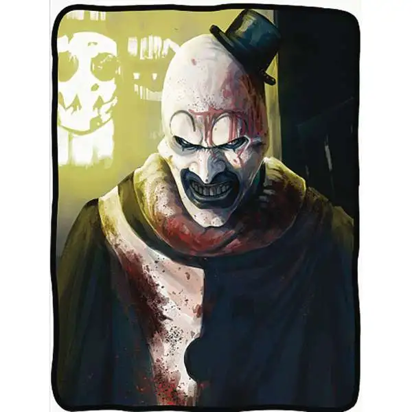 Terrifier Art the Clown Fleece Blanket