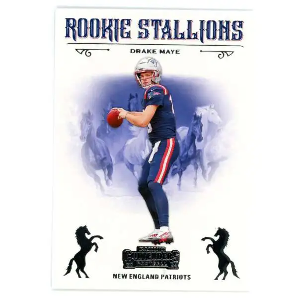 NFL 2024 Panini Contenders Football Rookie Stallions Drake Maye #4 [Rookie]