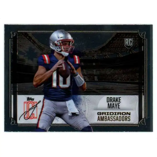 NFL 2024 Topps Signature Class Football Gridiron Ambassadors Drake Maye GA-3 [Rookie]
