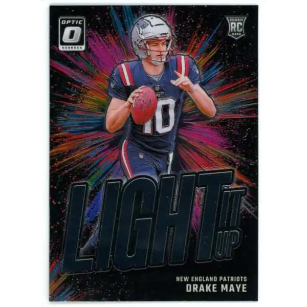 NFL 2024 Panini Donruss Optic Football Light it Up Drake Maye #7 [Rookie]