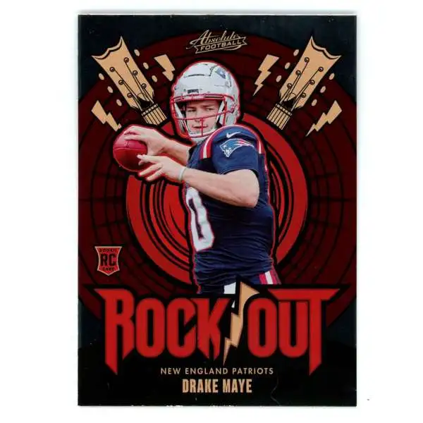 NFL 2024 Panini Absolute Football Rock Out Drake Maye RO-DME [Rookie]