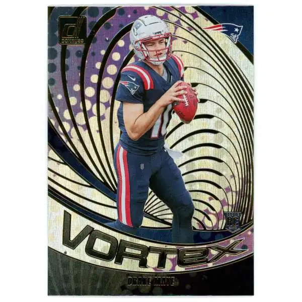 NFL 2024 Panini Donruss Football Vortex Drake Maye VOR-DMA [Rookie]