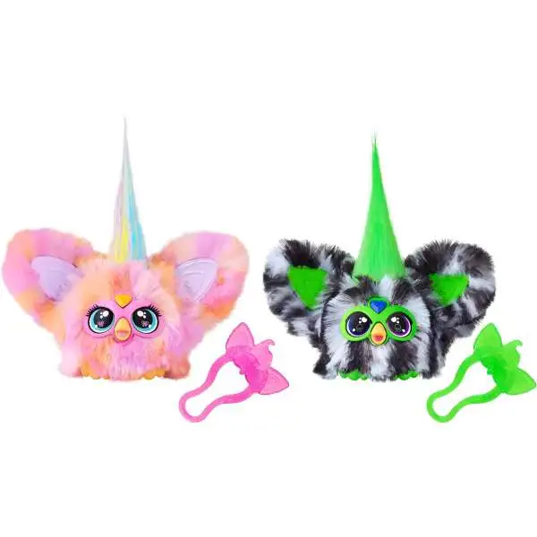 Furby Furblets Mini Friend Greenie-Meanie & May-May Exclusive 2.5-Inch Figure 2-Pack