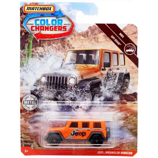 Matchbox Color Changers MBX Off-Road Jeep Wrangler Rubicon Diecast Vehicle