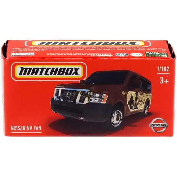 Matchbox Power Grabs Nissan NV Van Diecast Car #1/102