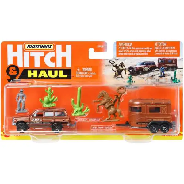 Matchbox Hitch & Haul MBX Rodeo Diecast Vehicle [Damaged Package]