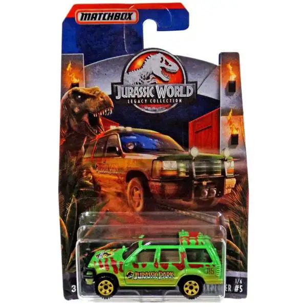 Jurassic World Matchbox Legacy Collection '93 Ford Explorer #5 Diecast Vehicle #1/6