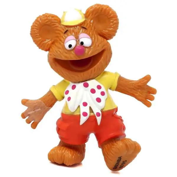 Disney Junior Muppet Babies Life-Like Fozzie 3.5-Inch Rubber Figure