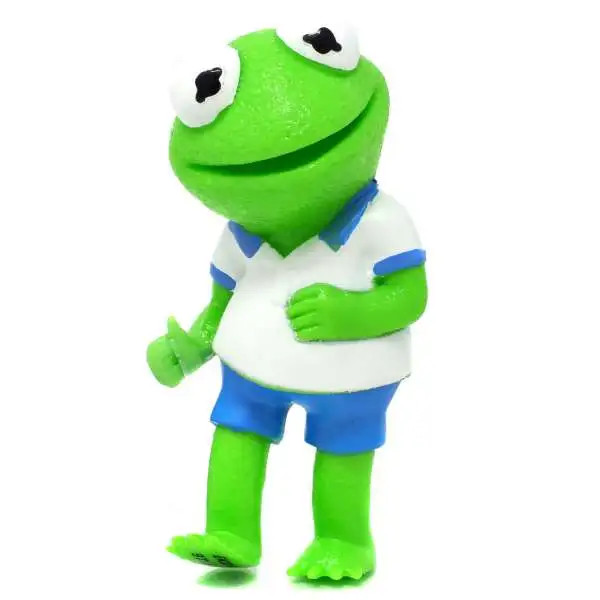 Disney Junior Muppet Babies Life-Like Kermit 3.5-Inch Rubber Figure
