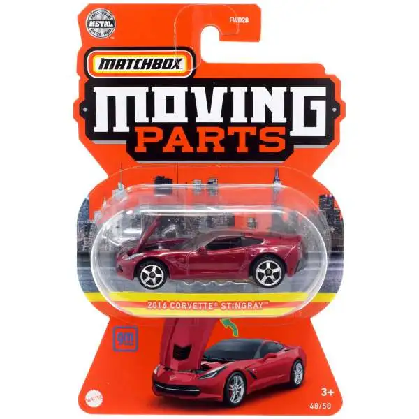 Matchbox Moving Parts 2016 Corvette Stingray Diecast Vehicle [Red]