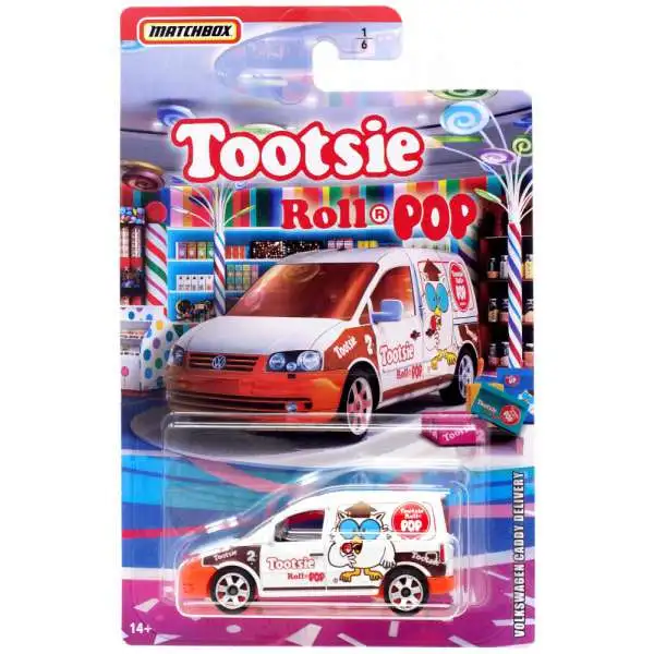 Matchbox Volkswagen Caddy Delivery Diecast Vehicle [Tootsie Roll Pop]