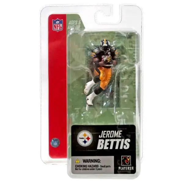 McFarlane Toys NFL Pittsburgh Steelers Sports Picks Football 3 Inch Mini Series 3 Jerome Bettis Mini Figure