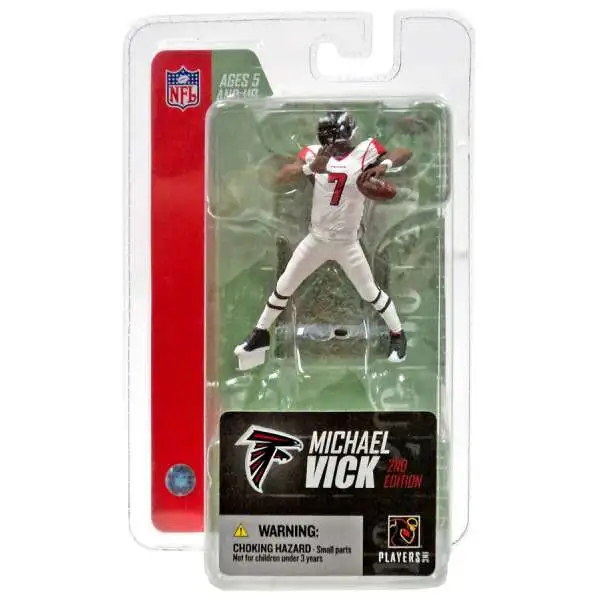 McFarlane Toys NFL Atlanta Falcons Sports Picks Football Series 3 Mini Michael Vick 3-Inch Mini Figure [White Jersey]