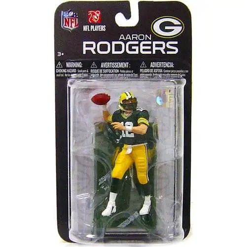 McFarlane Toys NFL Green Bay Packers Sports Picks Football Series 7 Mini Aaron Rodgers 3-Inch Mini Figure