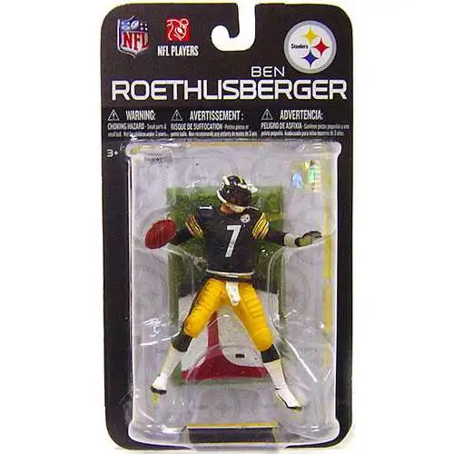McFarlane Toys NFL Pittsburgh Steelers Sports Picks Football Series 7 Mini Ben Roethlisberger 3-Inch Mini Figure