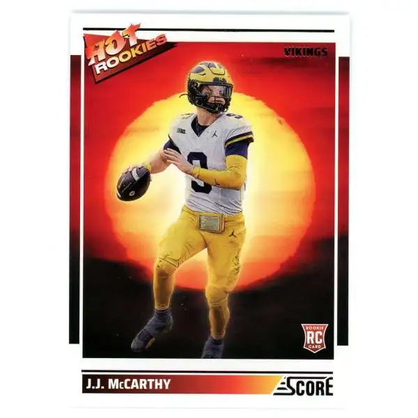 NFL 2024 Score Football Hot Rookies J.J. McCarthy #11 [Rookie]