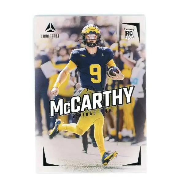 NFL 2024 Luminance Football J.J. McCarthy #112 [Rookie]
