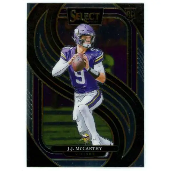 NFL 2024 Panini Select Football Base Premier Level J.J. McCarthy #134 [Rookie]