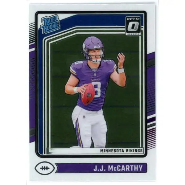 NFL 2024 Panini Donruss Optic Football J.J. McCarthy #235 [Rookie]