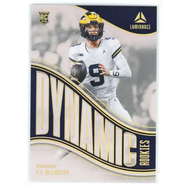 NFL 2024 Luminance Football Dynamic J.J. McCarthy DR-JMY [Rookie]