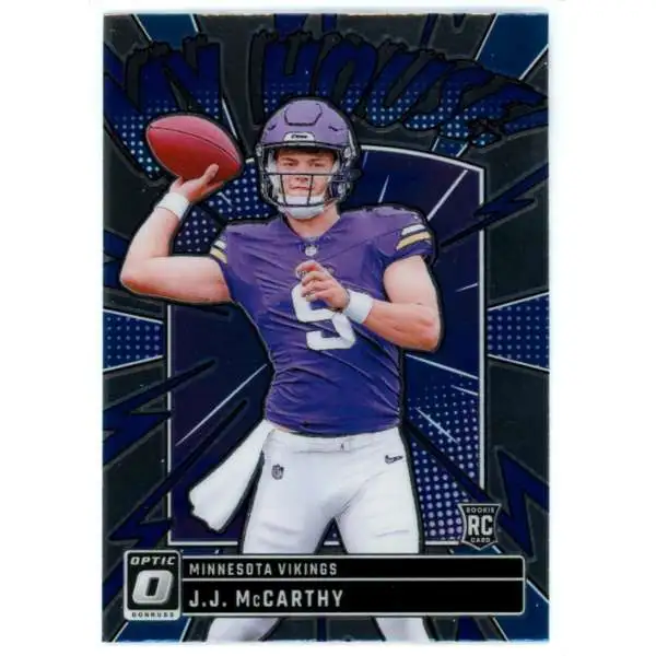 NFL 2024 Panini Donruss Optic Football My House! J.J. McCarthy #6 [Rookie]