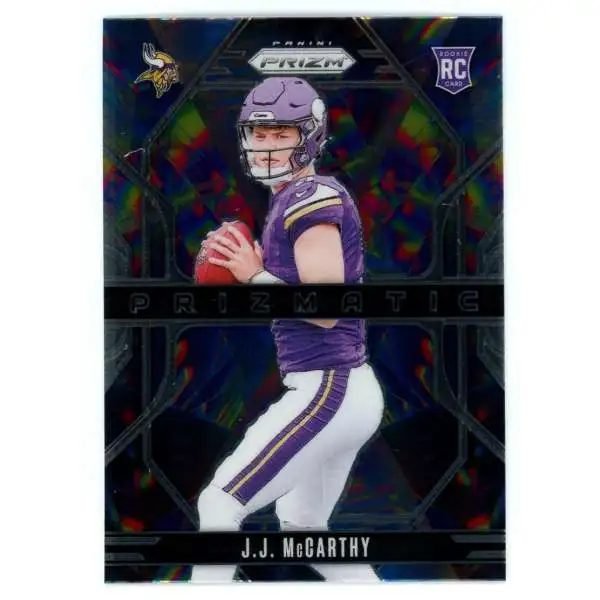 NFL 2024 Panini Prizm Football Prizmatic J.J. McCarthy #8 [Rookie]