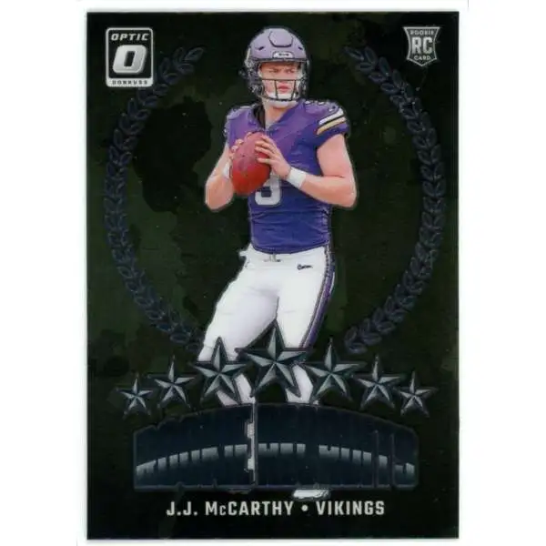 NFL 2024 Panini Donruss Optic Football Rookie Recruits J.J. McCarthy #11 [Rookie]